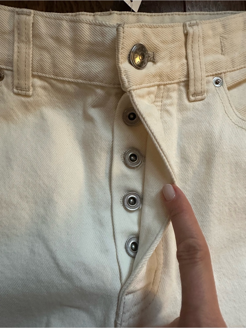 NWT Madewell Darted Barrel-Leg Jean Vintage Canvas 27 - Picture 6 of 15